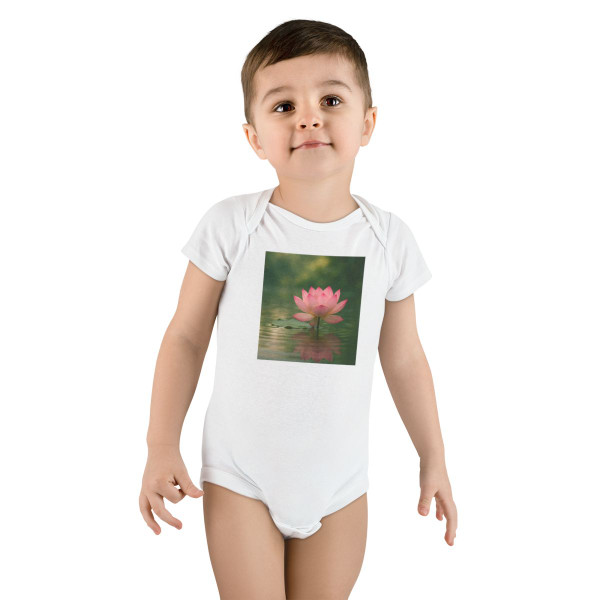 Tranquil Lotus - Baby Short Sleeve Onesie®
