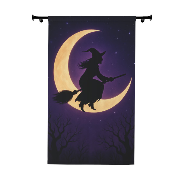 Witching Hour Magic - Window Curtains (1 Piece)