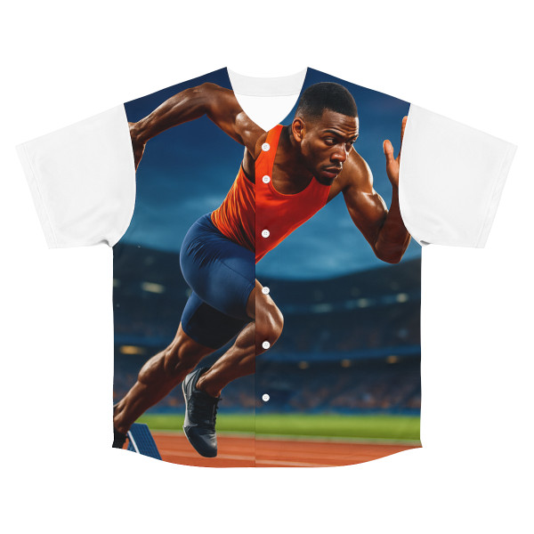 Adrenaline Surge - Men's Baseball Jersey (AOP)