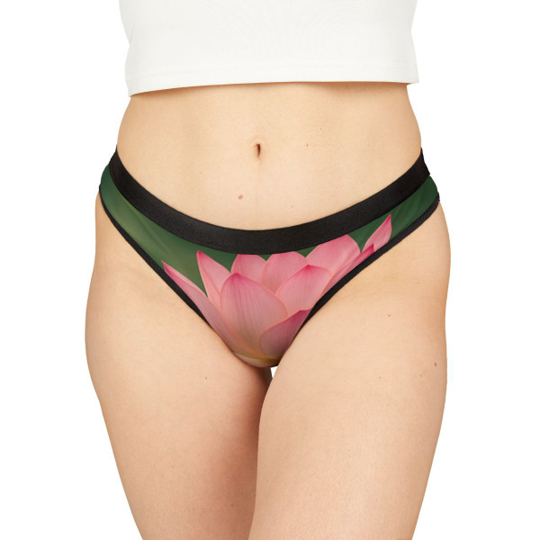 Tranquil Lotus - Women's Thongs (AOP)