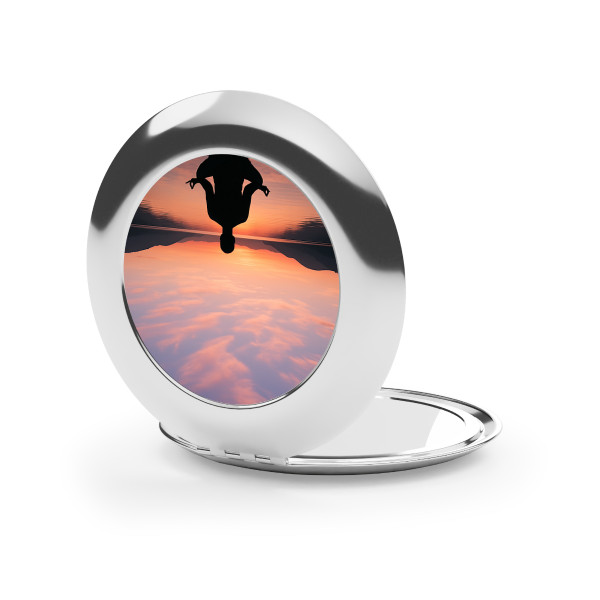 Serenity Within - Compact Travel Mirror