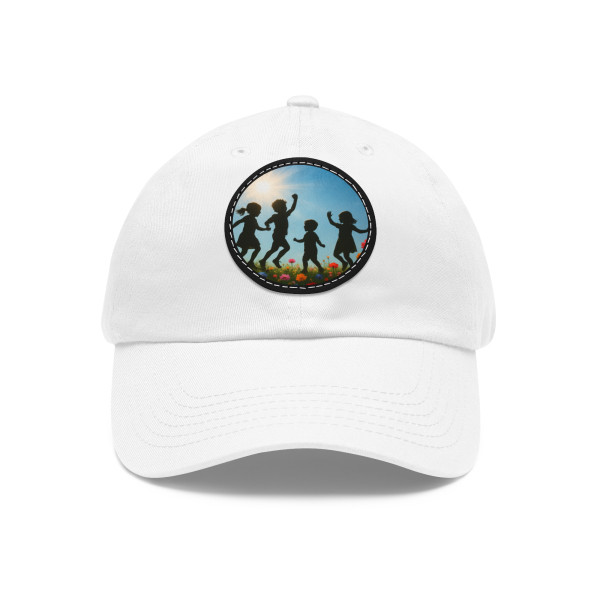 Chasing Sunbeams - Dad Hat with Leather Patch (Round)