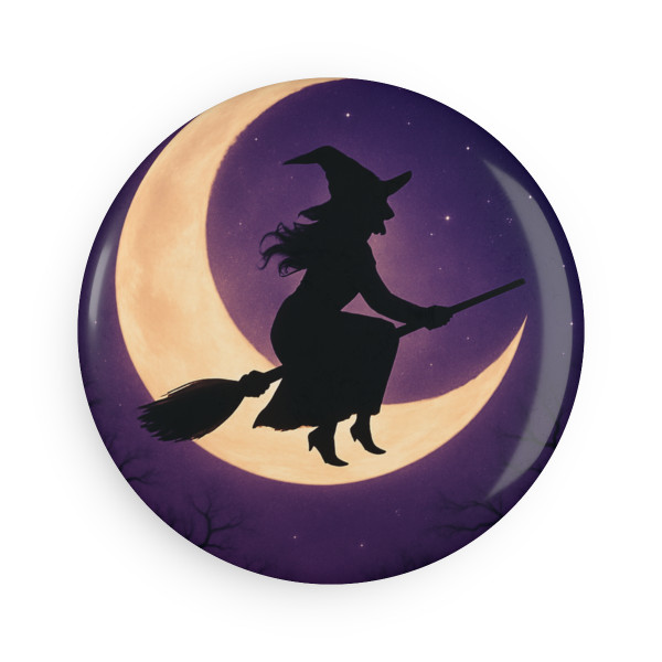 Witching Hour Magic - Button Magnet, Round (1 & 10 pcs)