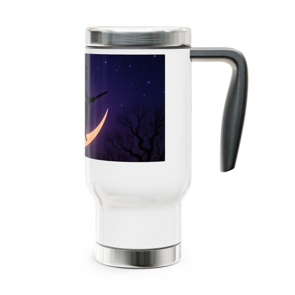 Witching Hour Magic - Stainless Steel Travel Mug with Handle, 14oz