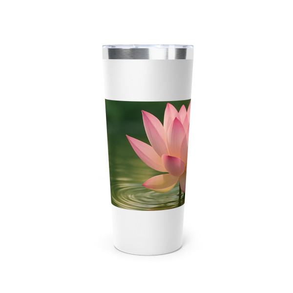 Tranquil Lotus - Copper Vacuum Insulated Tumbler, 22oz