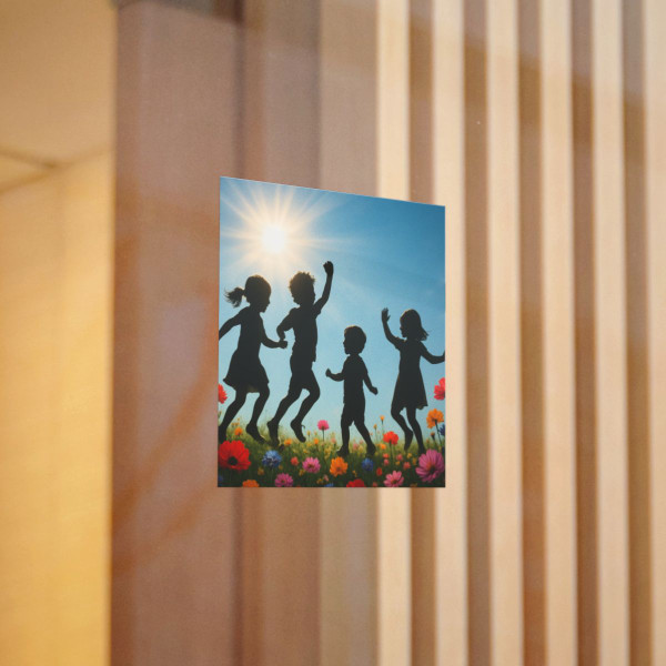 Chasing Sunbeams - Die-Cut Stickers, (DTF)