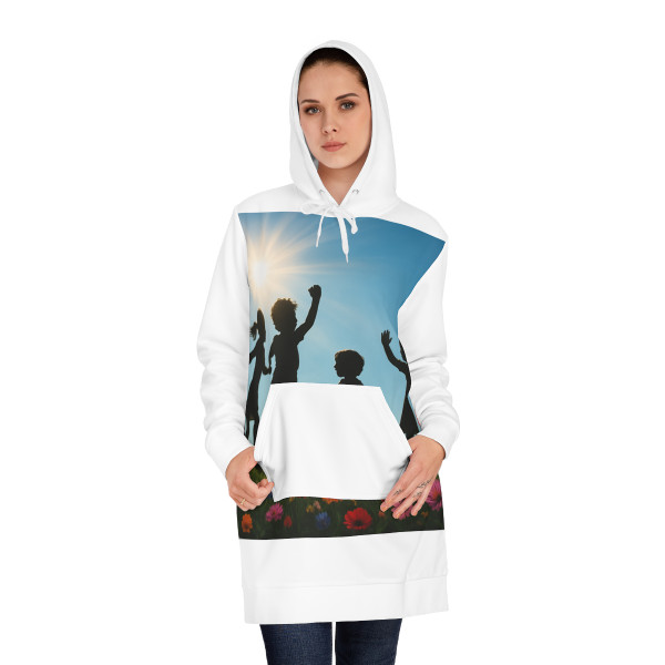 Chasing Sunbeams - Women's Hoodie Dress (AOP)