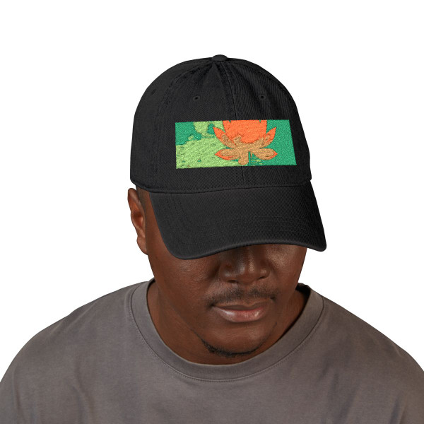 Tranquil Lotus - Denim Hat (Embroidery)