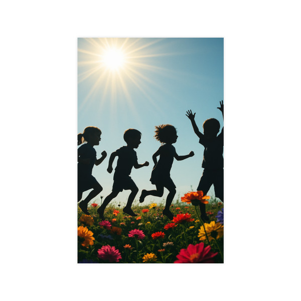 Chasing Sunbeams - Vertical and Horizontal Matte Posters