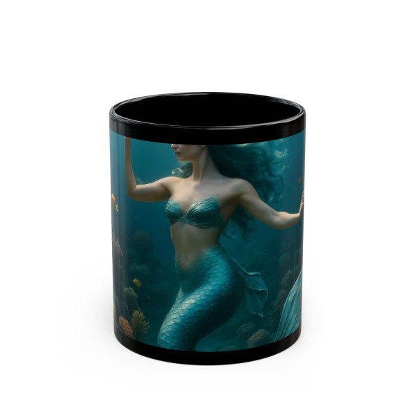 Mystical Ocean Dance - Black Mug (11oz, 15oz)
