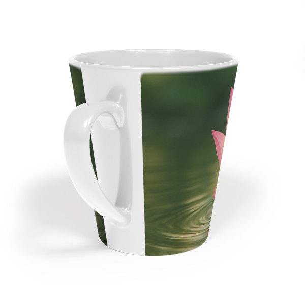 Tranquil Lotus - Latte Mug, 12oz