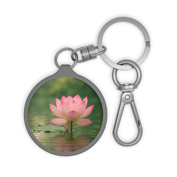 Tranquil Lotus - Keyring Tag
