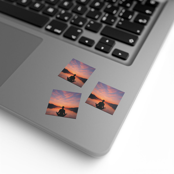 Serenity Within - Square Sticker Label Rolls