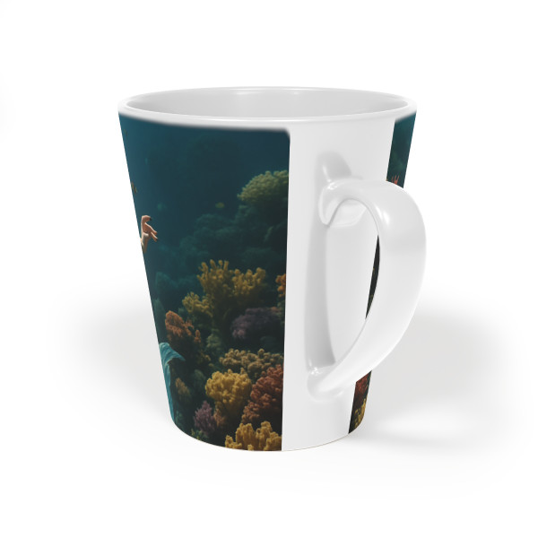 Mystical Ocean Dance - Latte Mug, 12oz