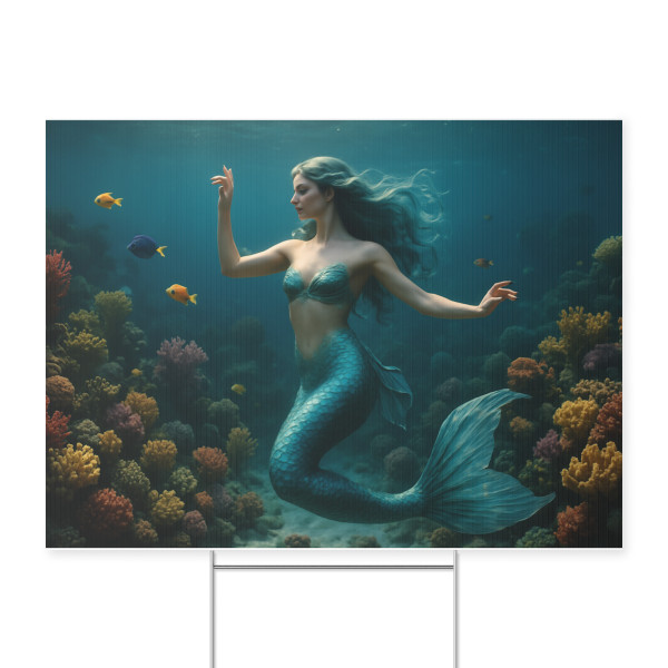 Mystical Ocean Dance - Yard Sign