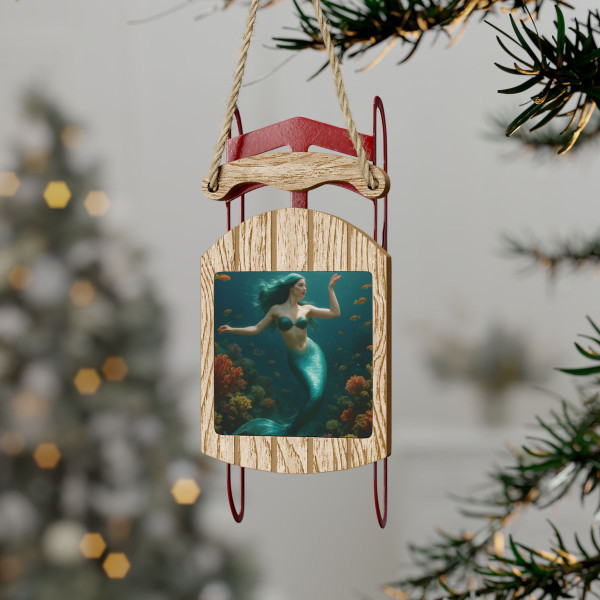 Mystical Ocean Dance - Sled Ornaments