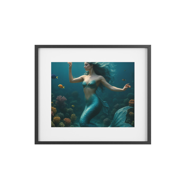 Mystical Ocean Dance - Framed Posters, Matte