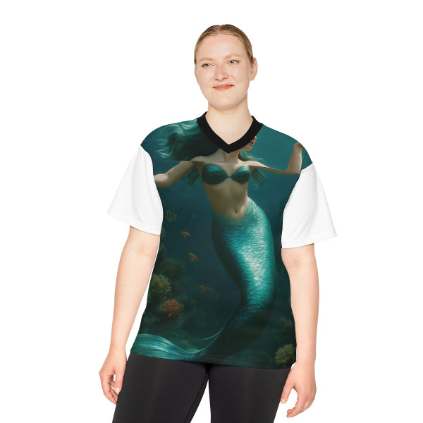 Mystical Ocean Dance - Unisex Football Jersey (AOP)