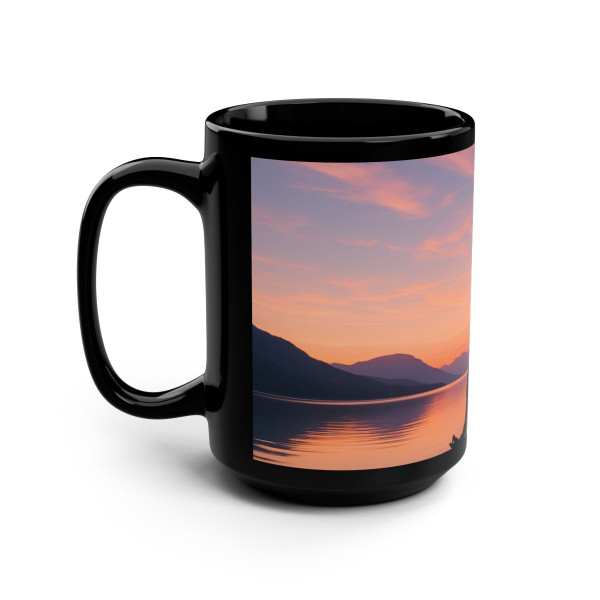 Serenity Within - Black Mug, 15oz