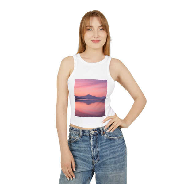 Calm Waters - Women's Micro Rib Racer Tank Top