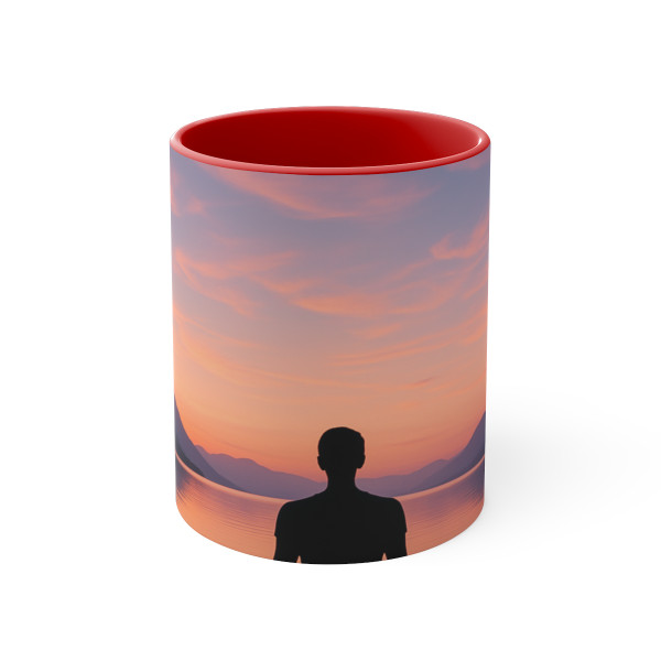Serenity Within - Colorful Accent Mugs, 11oz