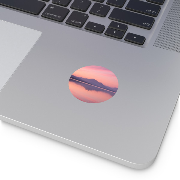 Calm Waters - Round Vinyl Stickers