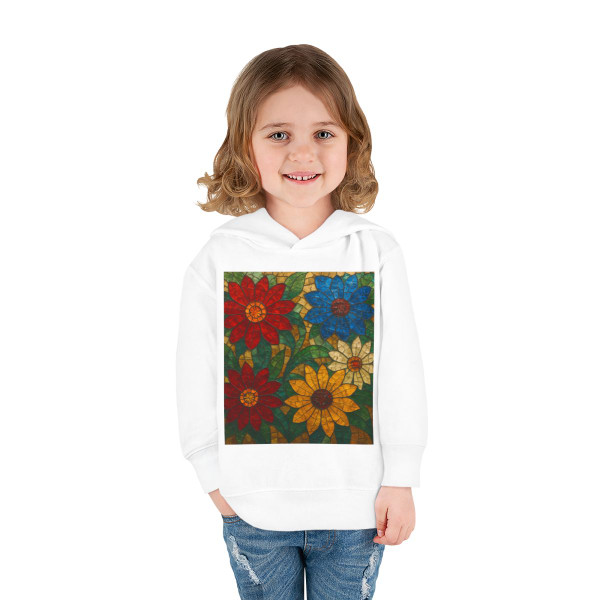 Nature's Mosaic Dance - Toddler Pullover Fleece Hoodie