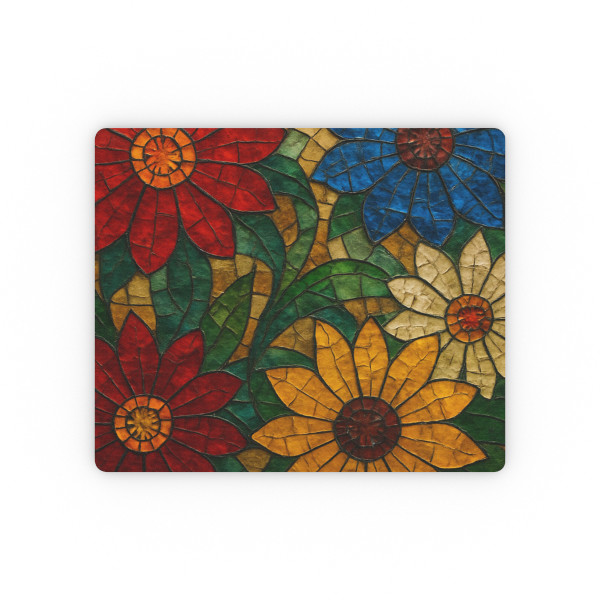 Nature's Mosaic Dance - Rectangular Mouse Pad