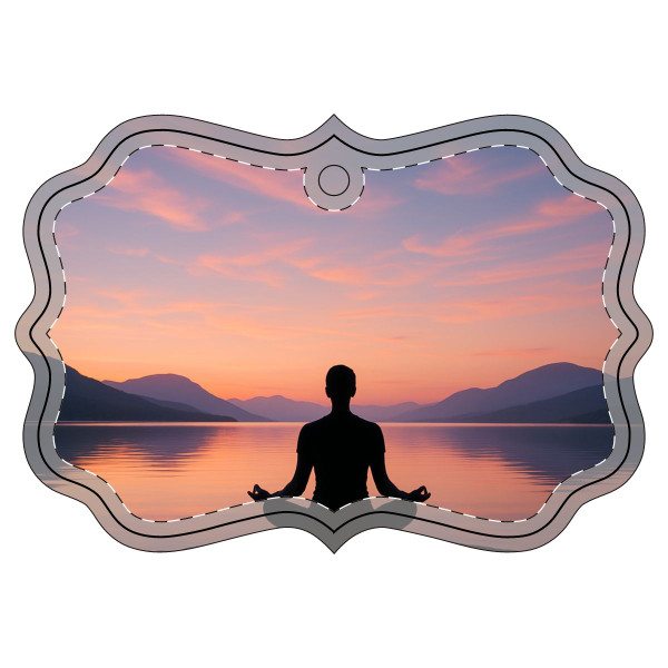 Serenity Within - Acrylic Ornament (Multi-depth)