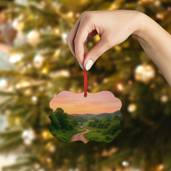 Embrace Your Journey - Metal Plaque Ornament