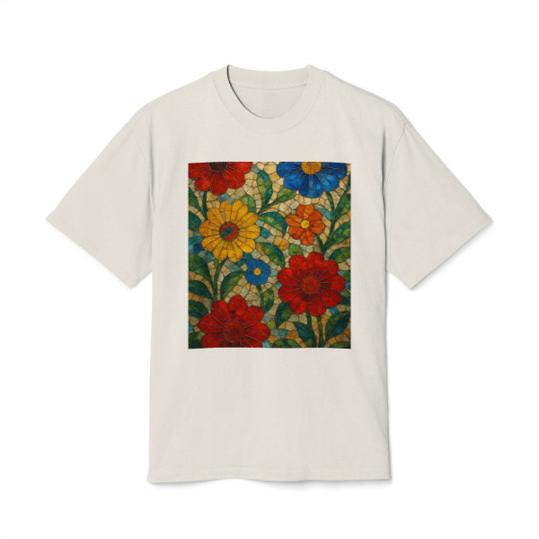 Nature's Mosaic Dance - Unisex Heavy Faded Tee