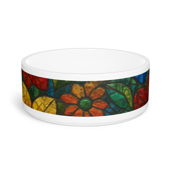 Nature's Mosaic Dance - Pet Bowl
