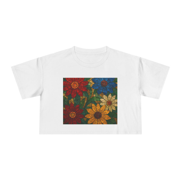 Nature's Mosaic Dance - Women's Crop Tee