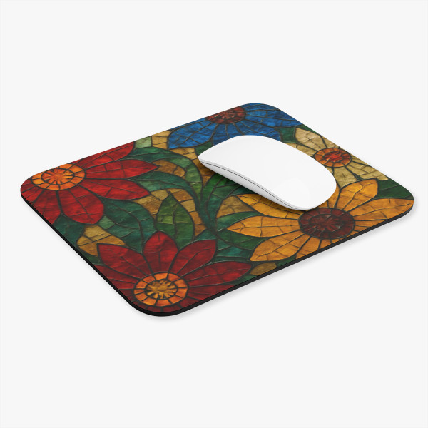 Nature's Mosaic Dance - Mouse Pad (Rectangle)