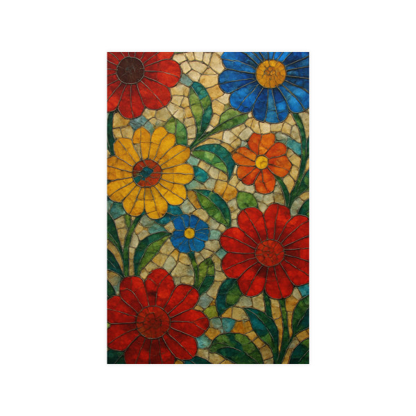 Nature's Mosaic Dance - Vertical and Horizontal Matte Posters