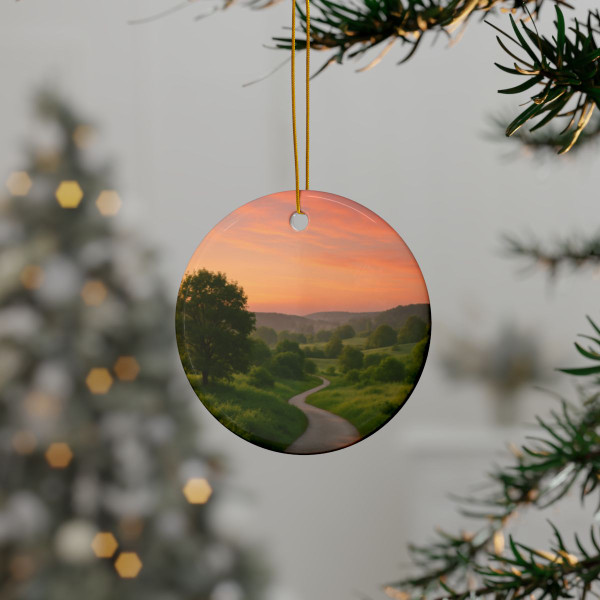 Embrace Your Journey - Decorative Ceramic Ornaments, Double-Sided (1pc, 3pcs, 5pcs, 10pcs)