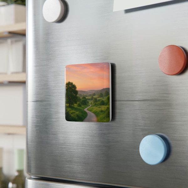 Embrace Your Journey - Porcelain Magnet, Square