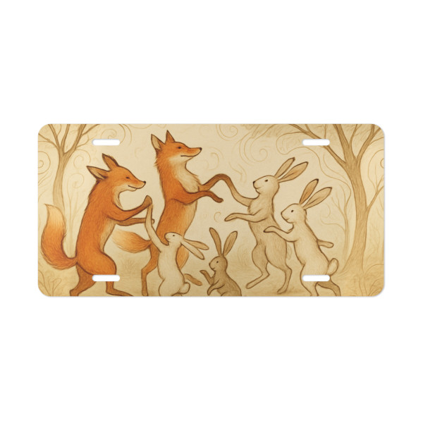Whimsical Forest Dance - Vanity Plate