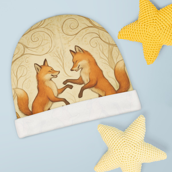 Whimsical Forest Dance - Baby Beanie (AOP)