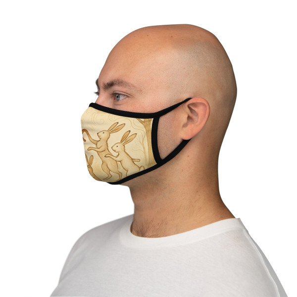 Whimsical Forest Dance - Fitted Polyester Face Mask