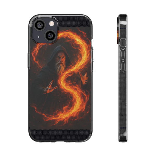 Elemental Firestorm - Clear Silicone Phone Cases