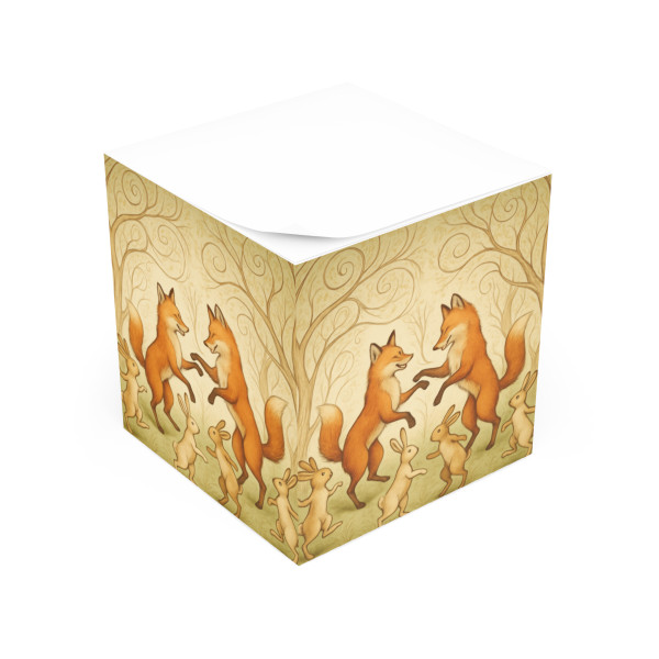 Whimsical Forest Dance - Note Cube