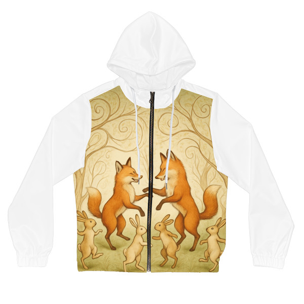 Whimsical Forest Dance - Women’s Full-Zip Hoodie (AOP)