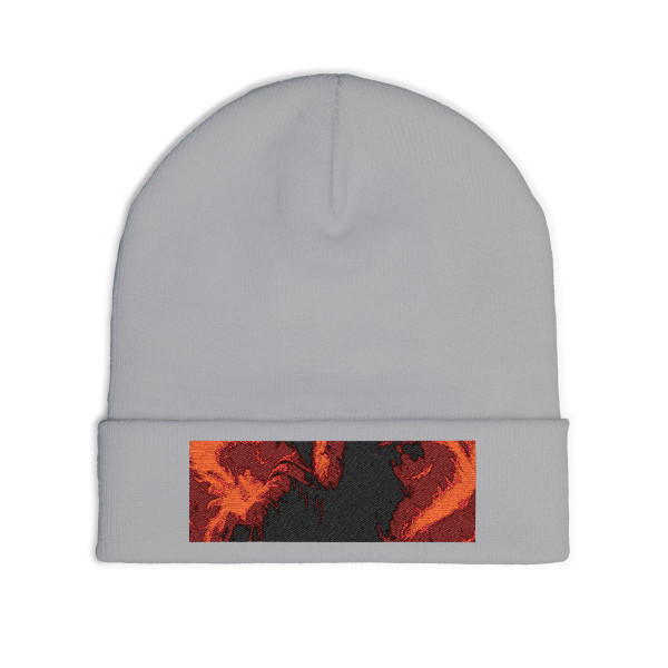 Elemental Firestorm - Knit Beanie (Embroidery)