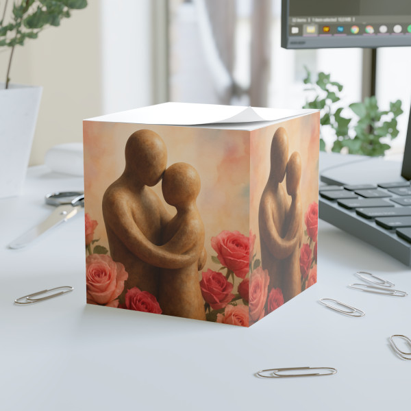 Eternal Embrace - Note Cube