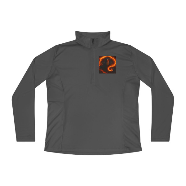 Elemental Firestorm - Ladies Quarter-Zip Pullover
