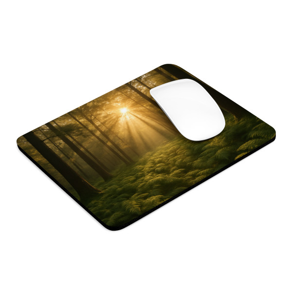 Serene Forest Retreat - Mouse Pad 