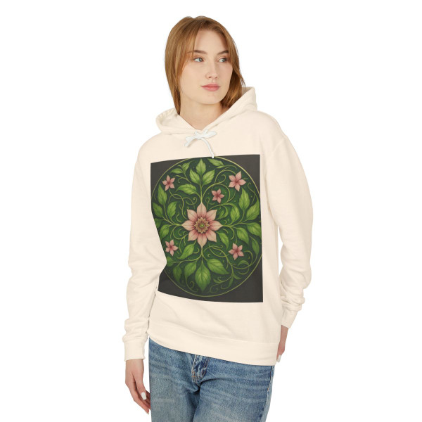 Whimsical Nature Dance - Unisex Lightweight Hooded Sweatshirt