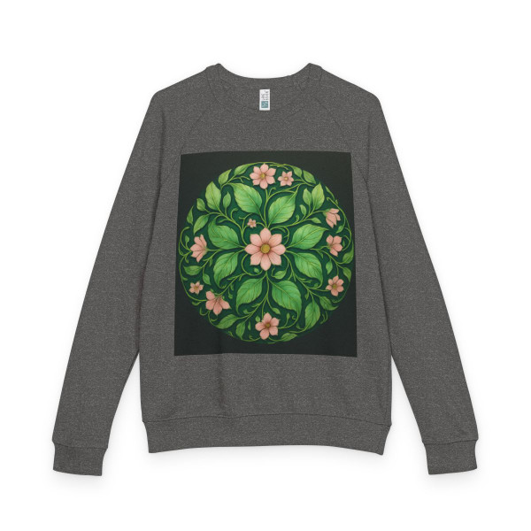 Whimsical Nature Dance - Unisex French Terry Raglan Crewneck
