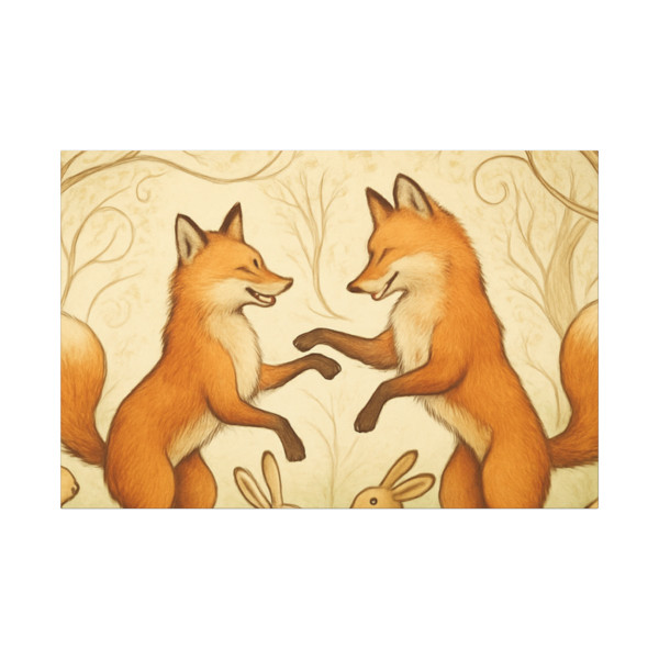 Whimsical Forest Dance - Canvas Art Wraps, 1.6"